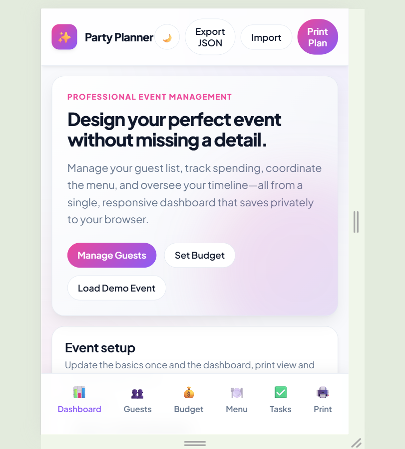 Party Planner