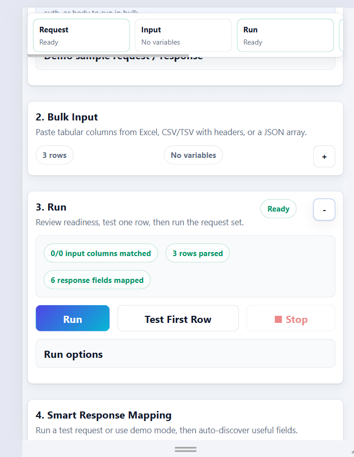 API Bulk Runner